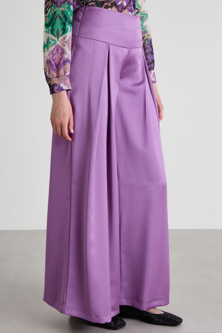 Wide pleated trousers Intrend - 2