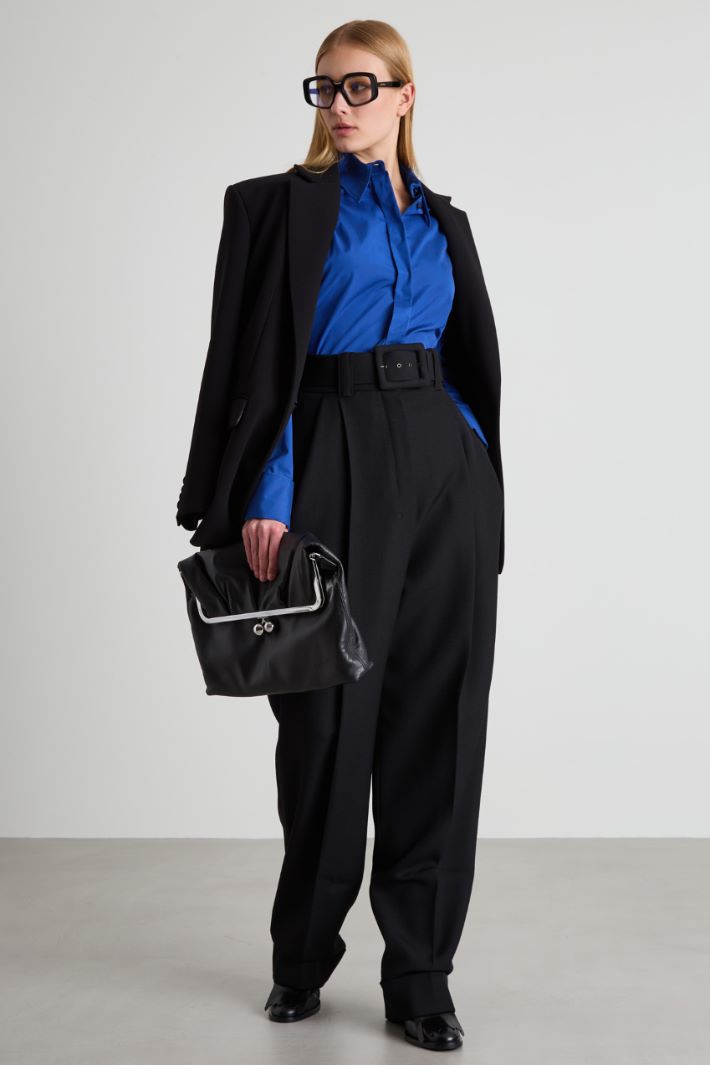 Wide-leg wool trousers Intrend