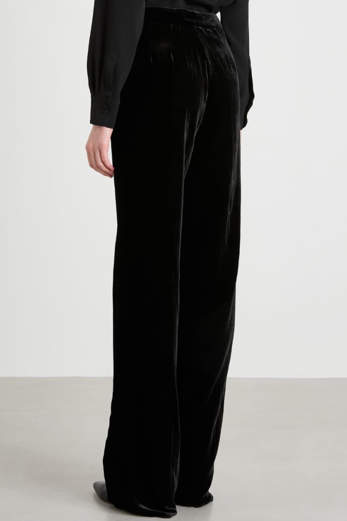 Relaxed-fit chenille trousers Intrend - 3