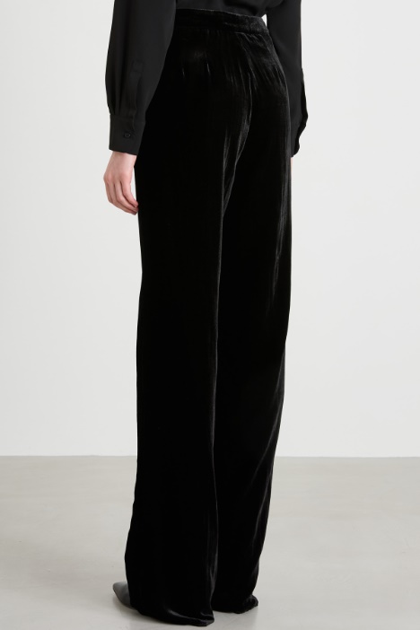 Pantaloni morbidi in ciniglia