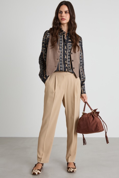 Darted cigarette trousers Intrend