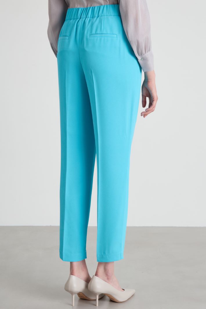 Pantaloni a sigaretta con pinces Intrend - 3