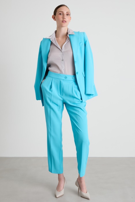 Pantaloni a sigaretta con pinces Intrend