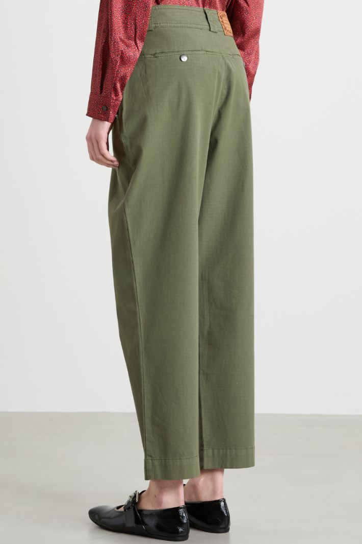 Cotton baggy trousers Intrend - 3
