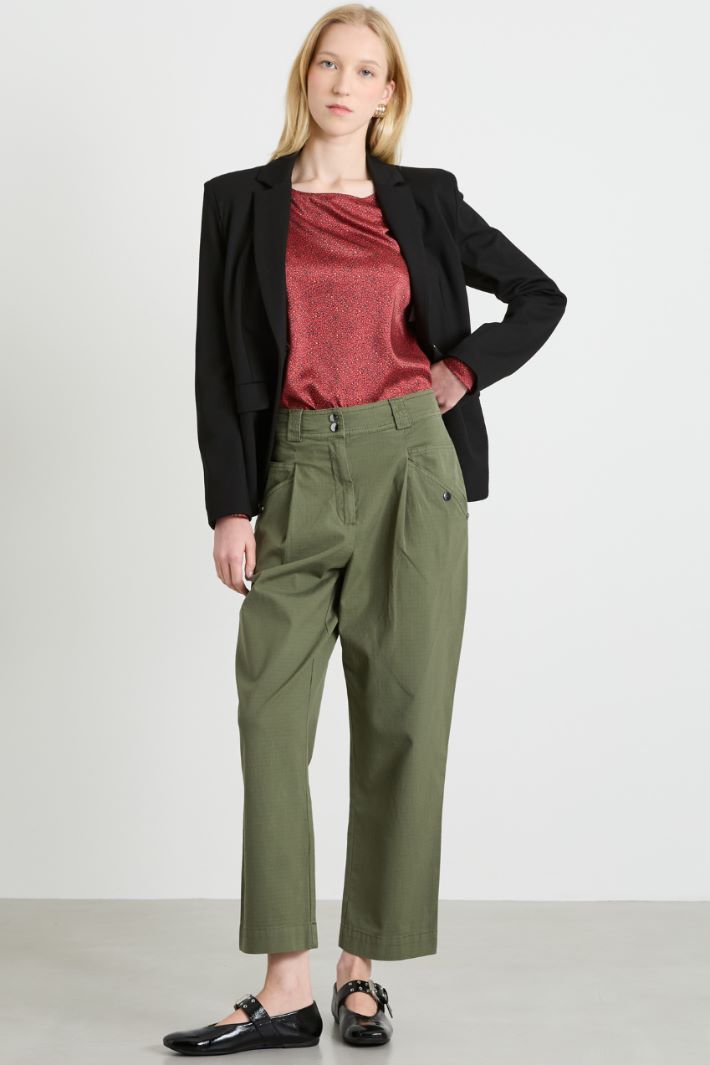 Cotton baggy trousers Intrend