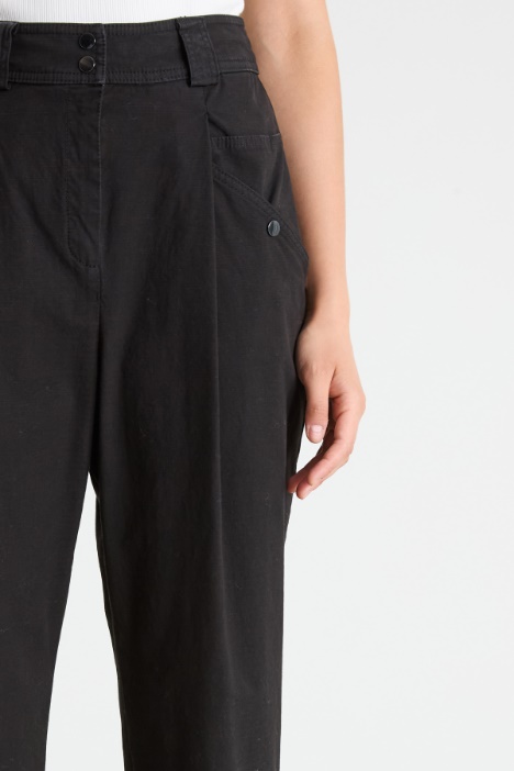 Pantaloni baggy in cotone