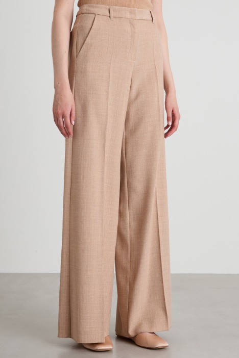 Pantaloni in stuoia mélange