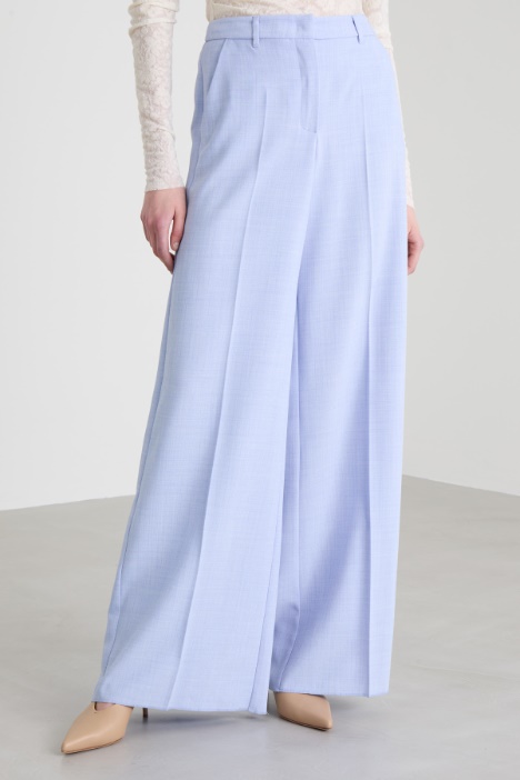 Pantaloni in stuoia mélange