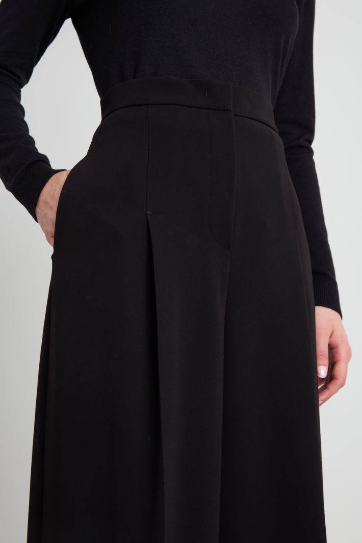 Pantalone largo in cady Intrend - 4