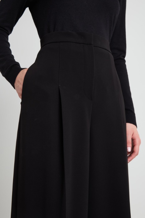 Pantalone largo in cady