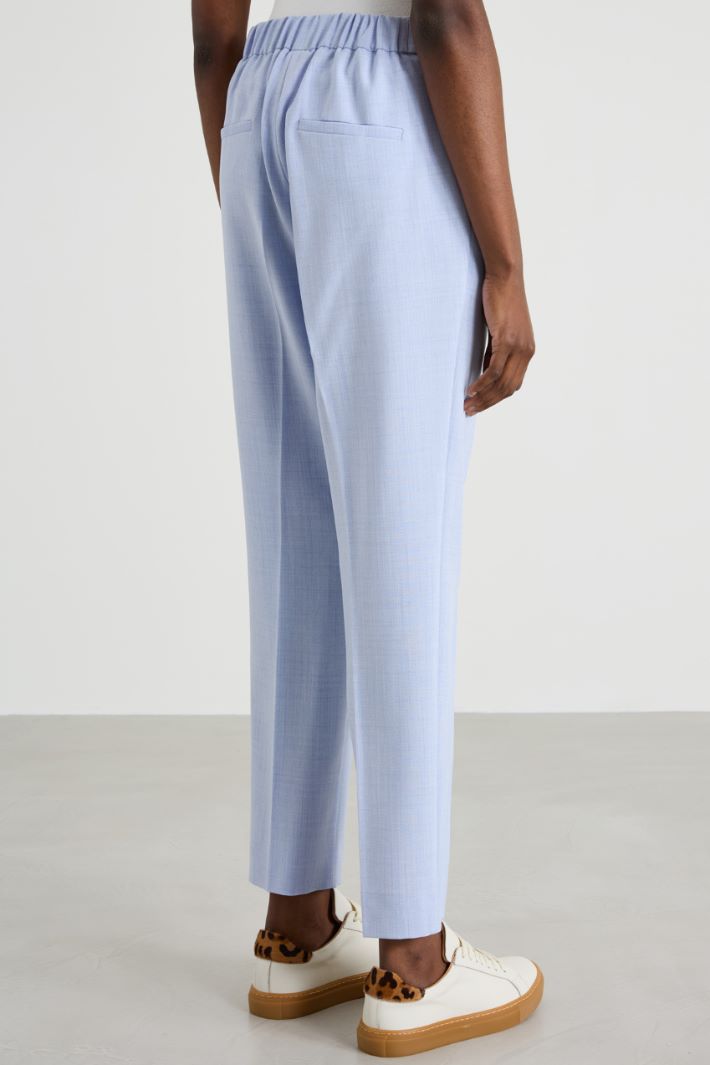 Pantaloni a sigaretta mélange Intrend - 2