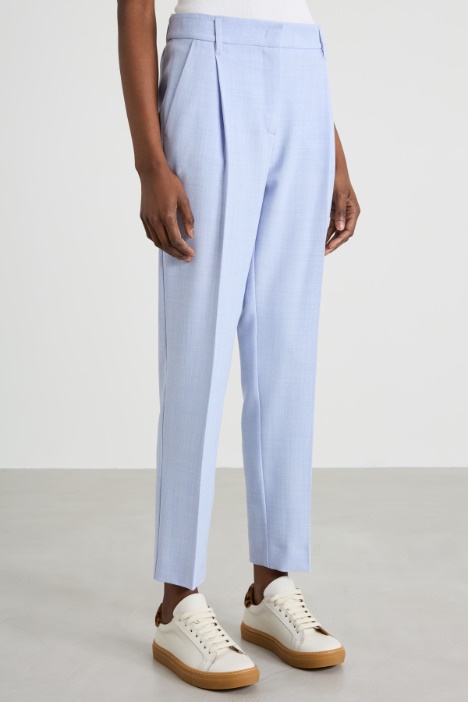 Pantaloni a sigaretta mélange