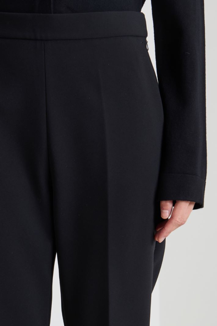 Cropped cady trousers Intrend - 4