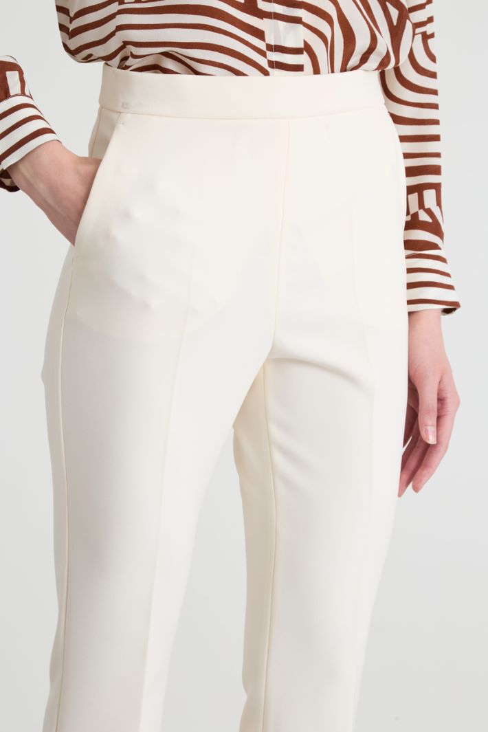 Cropped cady trousers Intrend - 2
