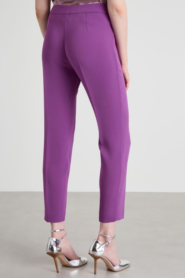 Pantalones pitillo de crepé Intrend - 3
