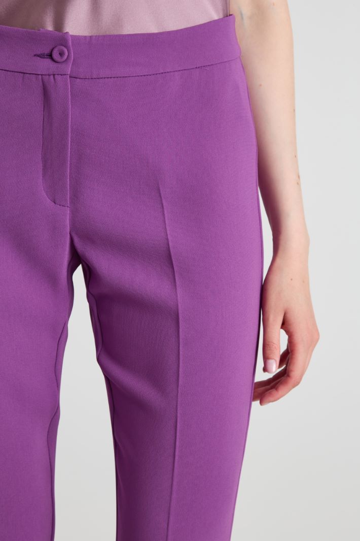 Pantalones pitillo de crepé Intrend - 4