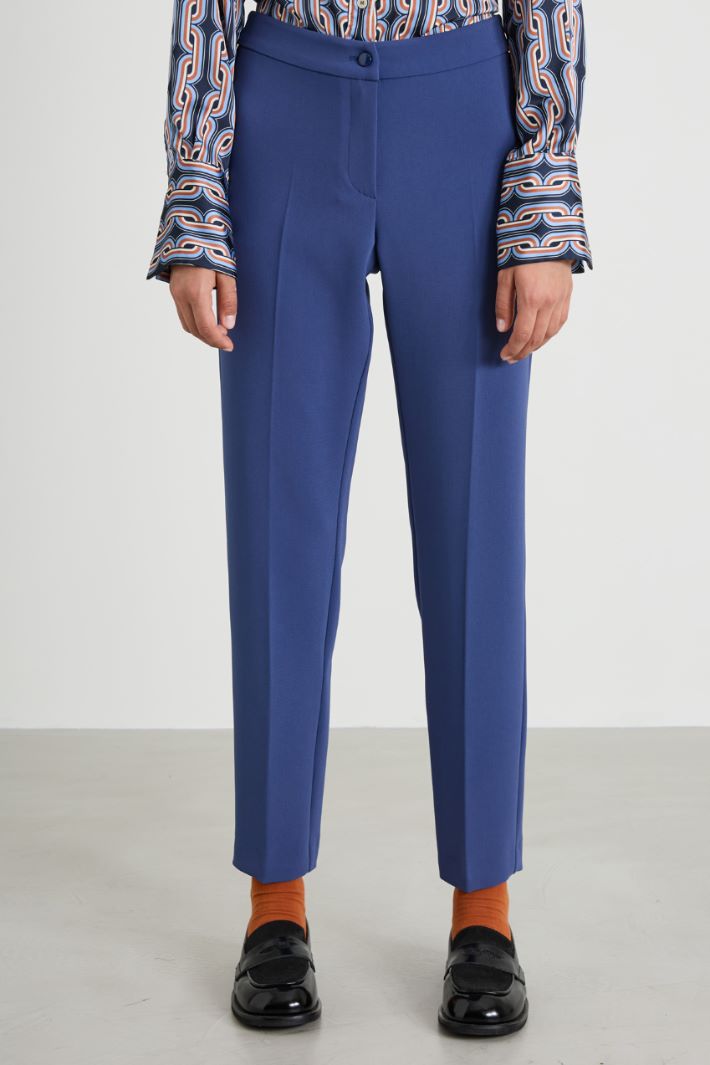 Crepe cigarette trousers Intrend - 2