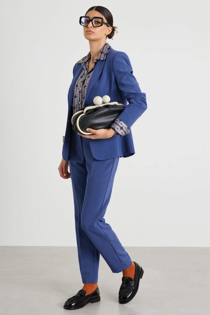 Crepe cigarette trousers Intrend