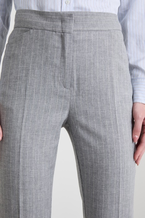 Pantaloni con risvolto