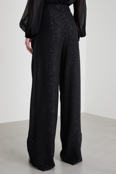 Pantaloni con paillettes