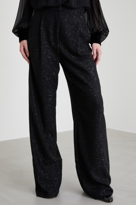 Pantaloni con paillettes