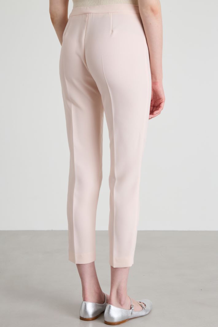 Slim envers satin trousers Intrend - 3