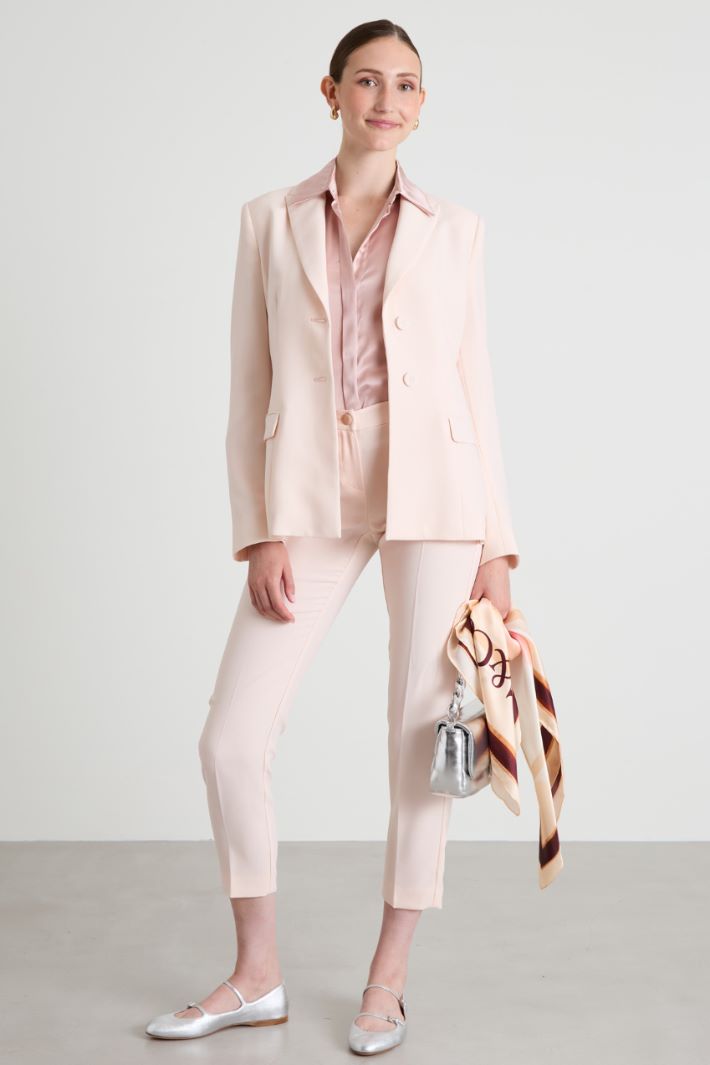Slim envers satin trousers Intrend