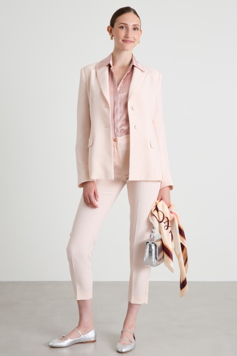 Slim envers satin trousers Intrend