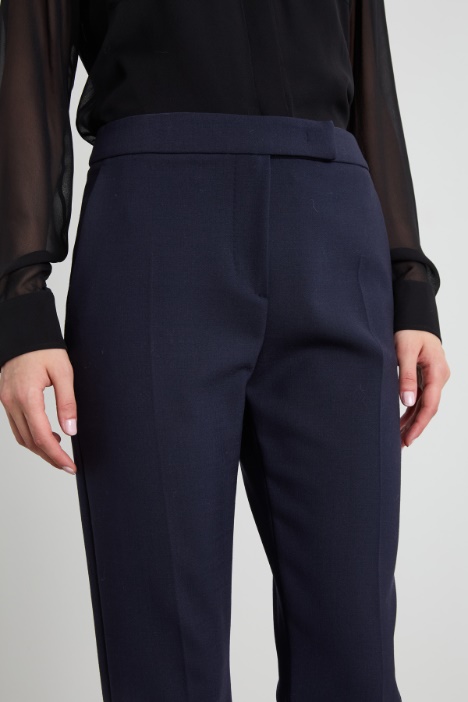 Pantaloni con inserti in velluto