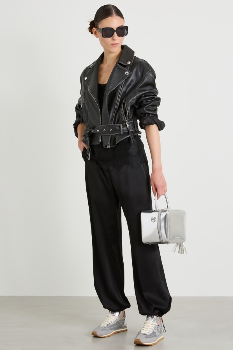 Satin jogger trousers Intrend