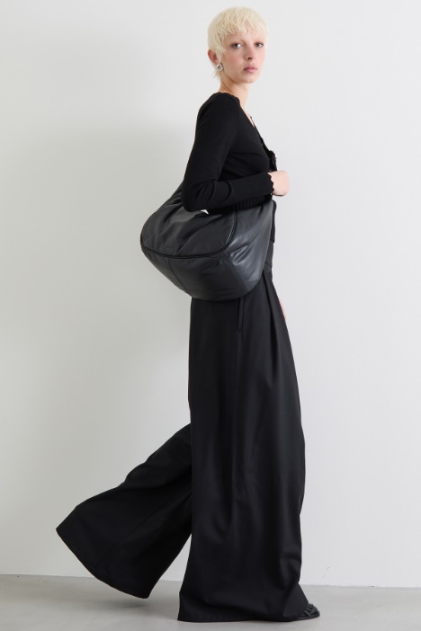 Pantaloni con baschina in maglia Intrend