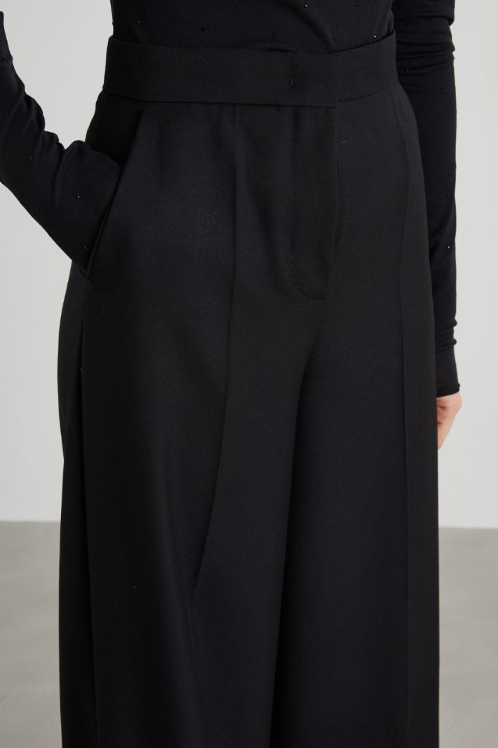 Pantalones anchos de gabardina Intrend - 4
