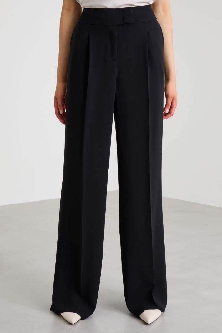 Pantalones anchos y fluidos Intrend - 2