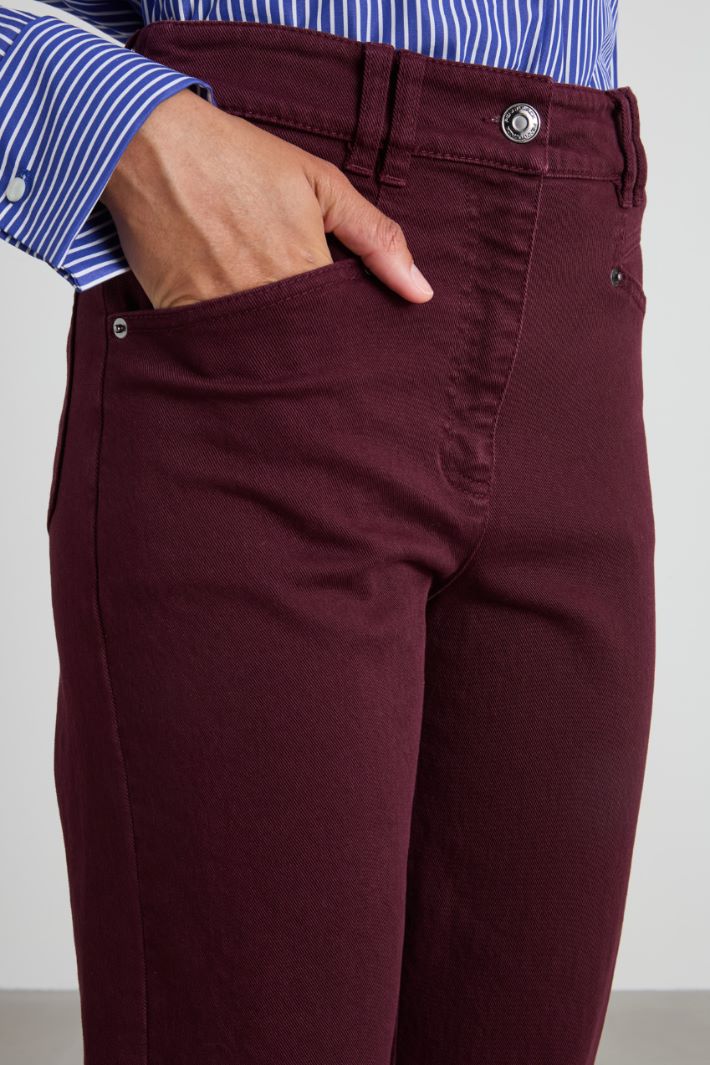 Bull cotton straight-leg trousers Intrend - 4