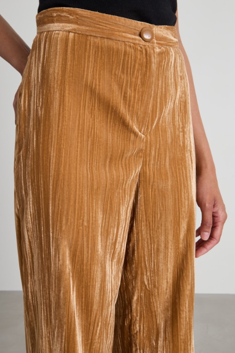 Pantaloni morbidi in velluto