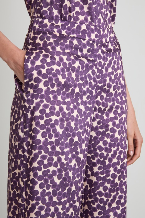 Pantalones de sarga estampados