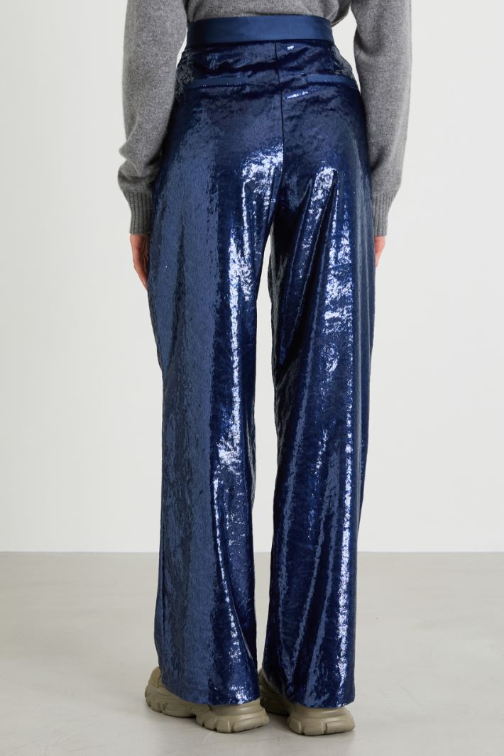 Pantalones con efecto laminado Intrend - 3