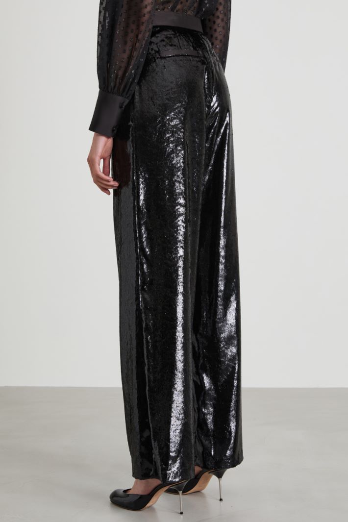 Pantaloni effetto laminato Intrend - 3