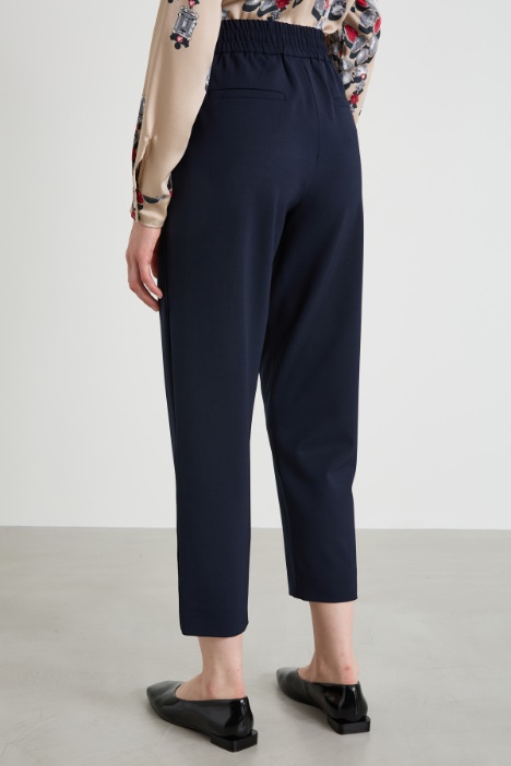 Pantaloni baggy in lana