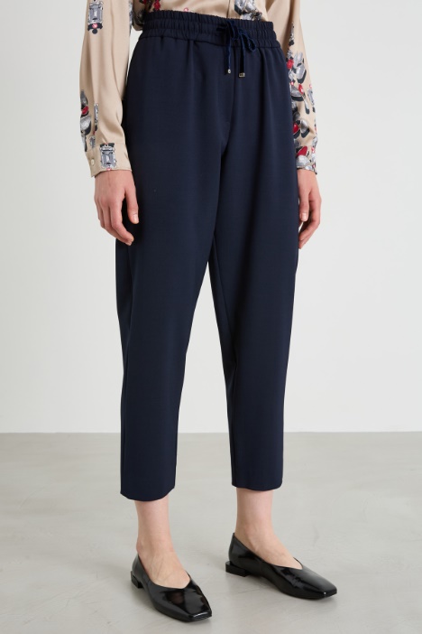 Pantaloni baggy in lana