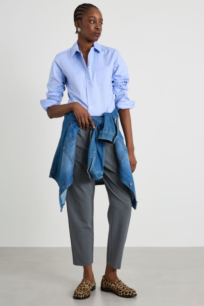 Wool baggy trousers Intrend