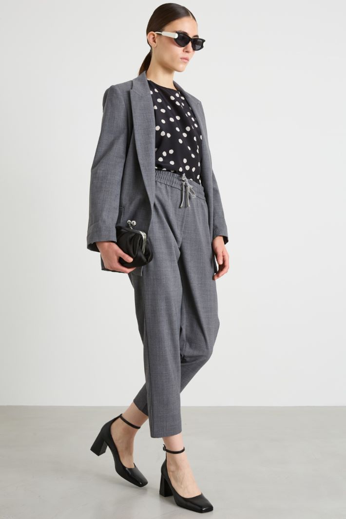 Wool baggy trousers Intrend
