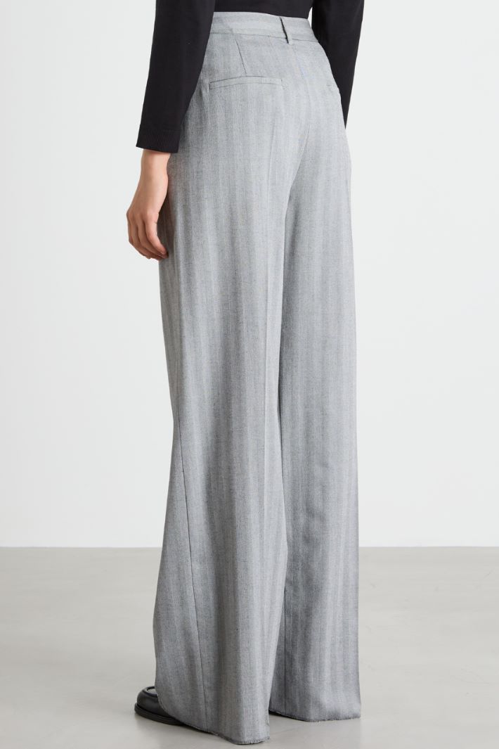 Pinstriped trousers Intrend - 4
