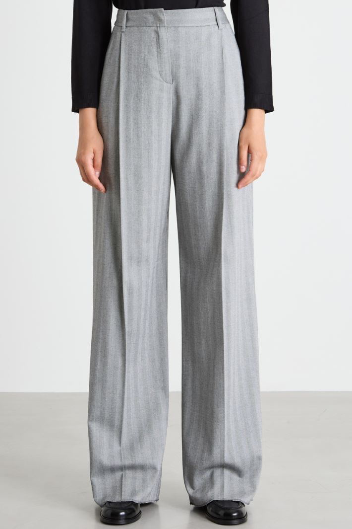 Pinstriped trousers Intrend - 2