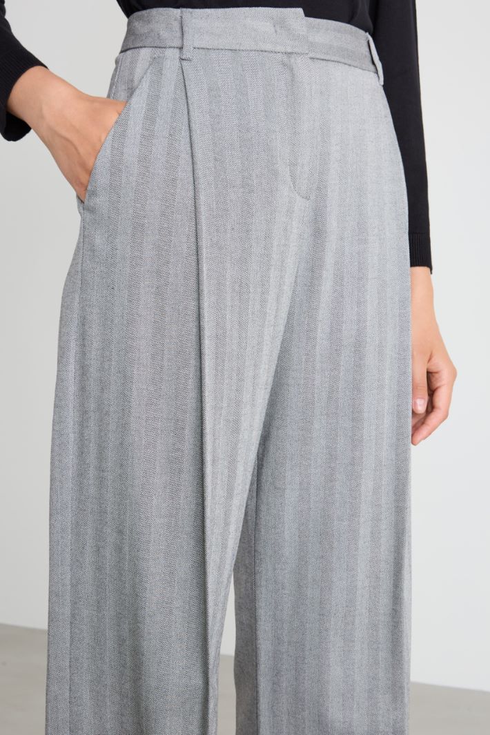Pinstriped trousers Intrend - 3