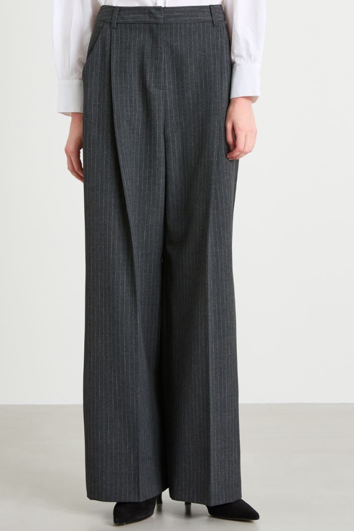 Pinstriped trousers Intrend - 2