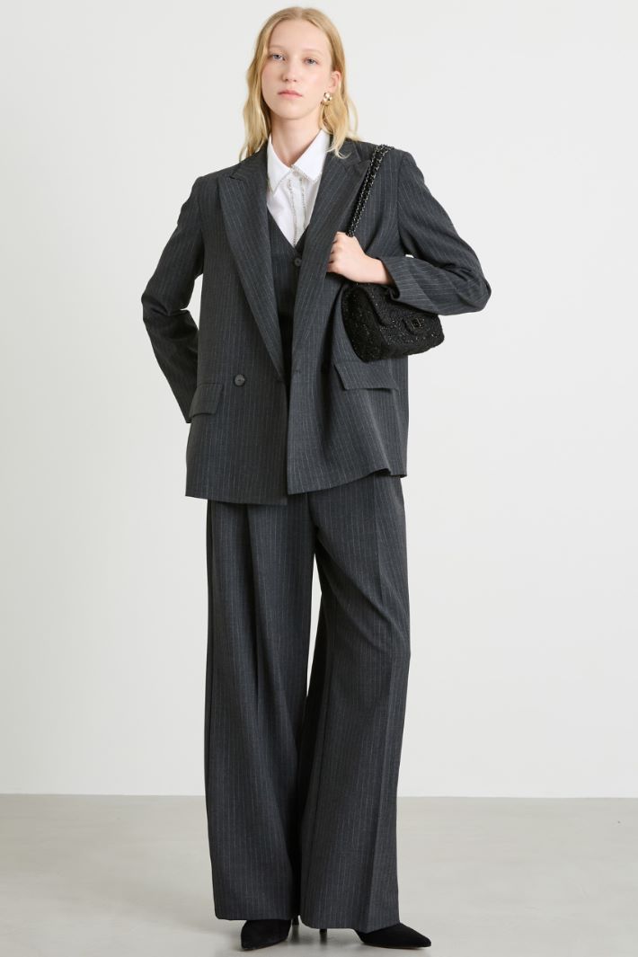 Pinstriped trousers Intrend