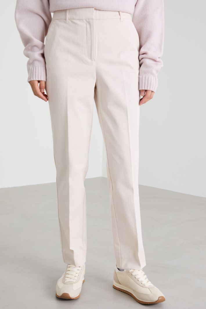 Twill cigarette trousers Intrend - 2