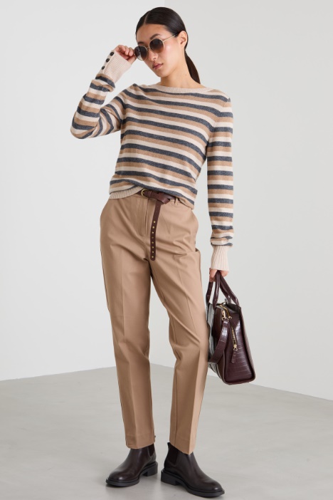 Twill cigarette trousers Intrend