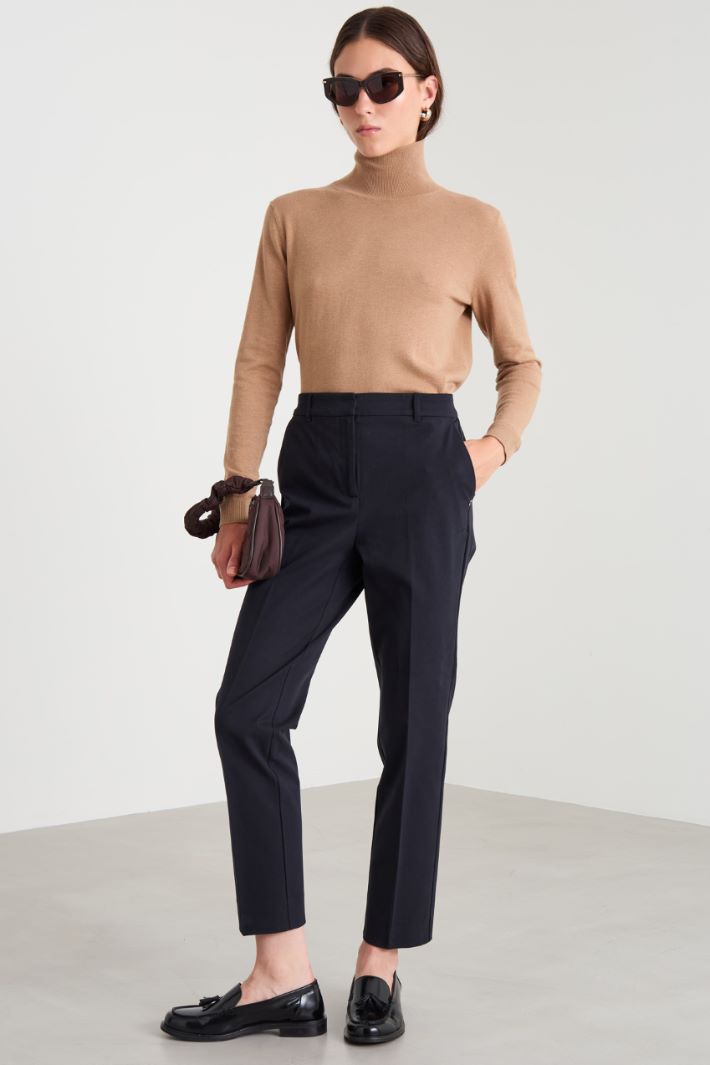 Twill cigarette trousers Intrend